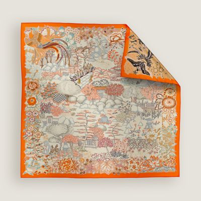 HERMES 新作 カレ90 ダブルフェイス Mille Feuilles de Soie カレ ダブルフェイス90 《ミルフィーユ・ドゥ・ソワ》 | Hermès